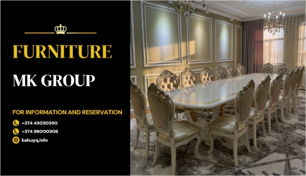 Սեղան՝ Իդեալ, աթոռներ՝ Ջոկոնդա - Հյուրասենյակի կահույք Սեղաններ և աթոռներ